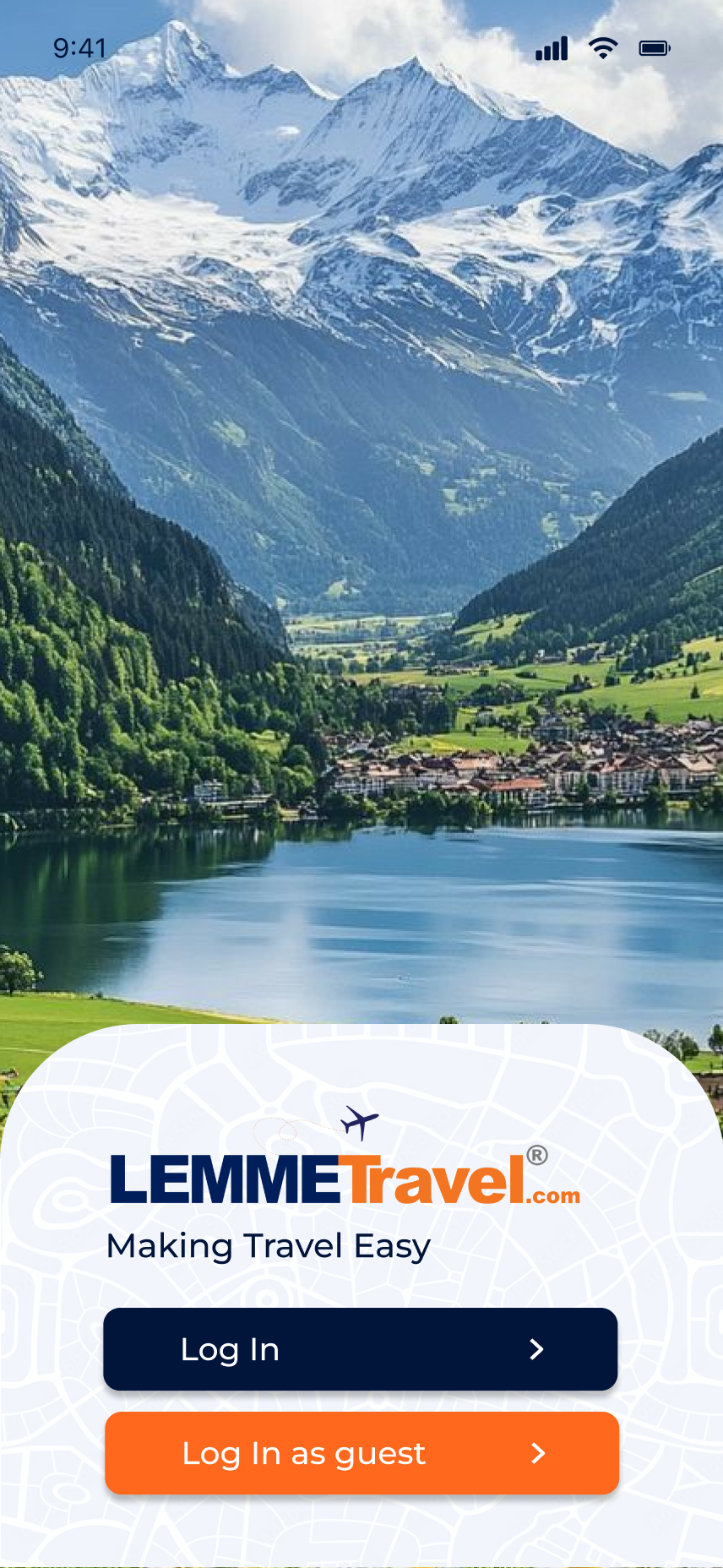 Clean, Modern Interface - app screen
